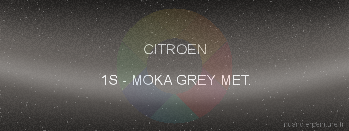 Peinture Citroen 1S Moka Grey Met.