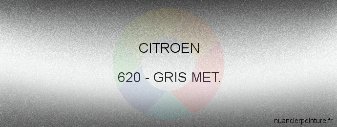 Peinture Citroen 620 Gris Met.