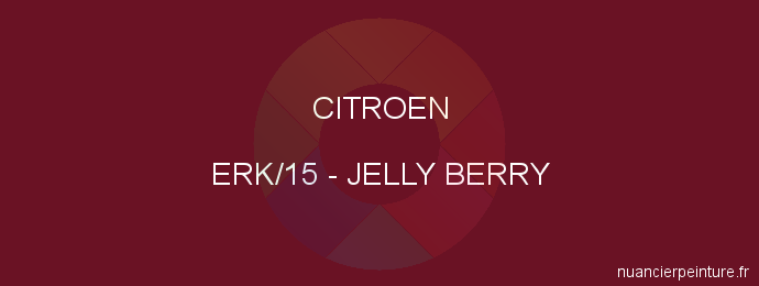 Peinture Citroen ERK/15 Jelly Berry