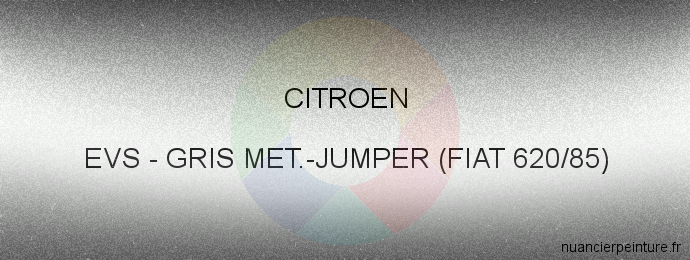 Peinture Citroen EVS Gris Met.-jumper (fiat 620/85)