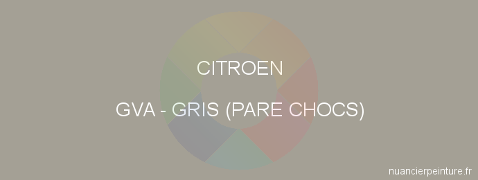 Peinture Citroen GVA Gris (pare Chocs)