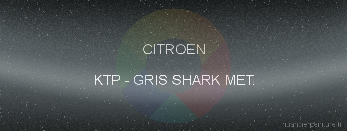 Peinture Citroen KTP Gris Shark Met.