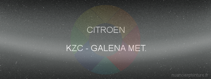 Peinture Citroen KZC Galena Met.