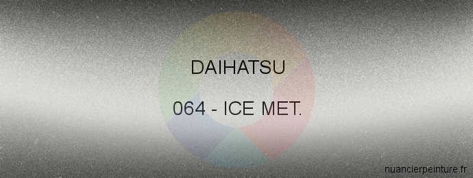 Peinture Daihatsu 064 Ice Met.