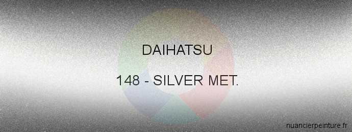 Peinture Daihatsu 148 Silver Met.