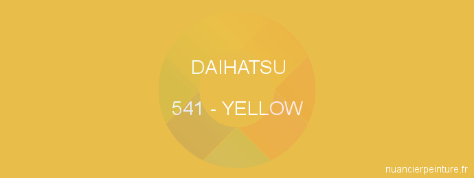 Peinture Daihatsu 541 Yellow