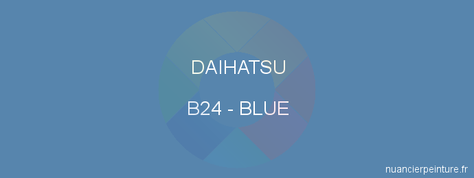 Peinture Daihatsu B24 Blue