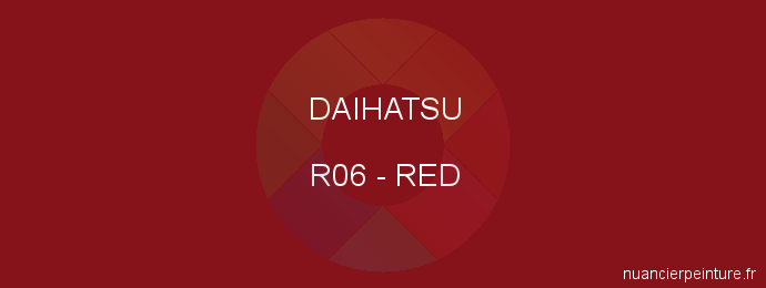 Peinture Daihatsu R06 Red