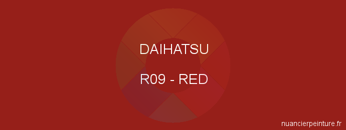 Peinture Daihatsu R09 Red