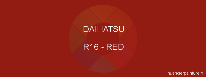 Peinture Daihatsu R16 Red