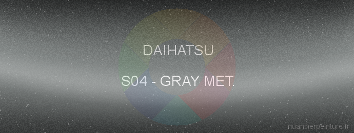 Peinture Daihatsu S04 Gray Met.