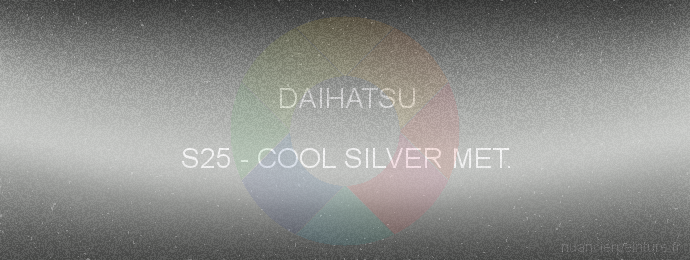 Peinture Daihatsu S25 Cool Silver Met.