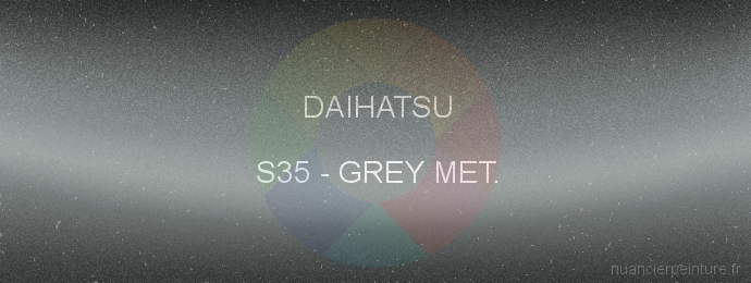 Peinture Daihatsu S35 Grey Met.