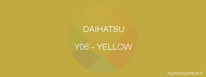 Peinture Daihatsu Y06 Yellow