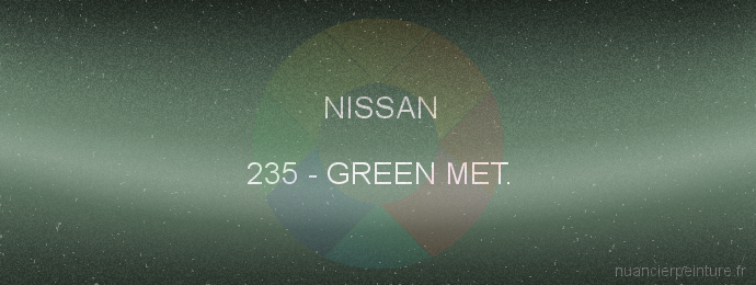 Peinture Nissan 235 Green Met.