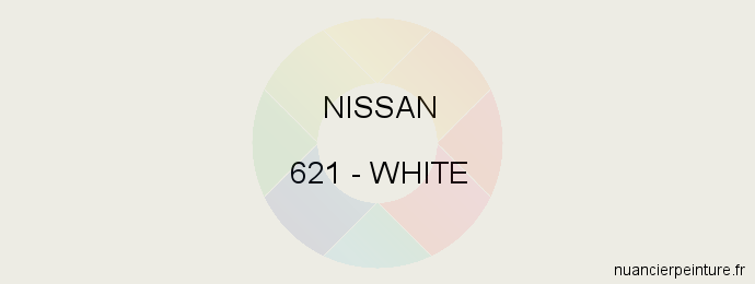 Peinture Nissan 621 White
