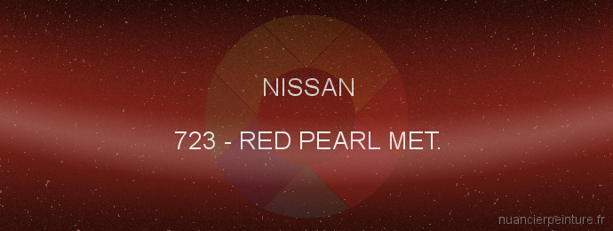 Peinture Nissan 723 Red Pearl Met.