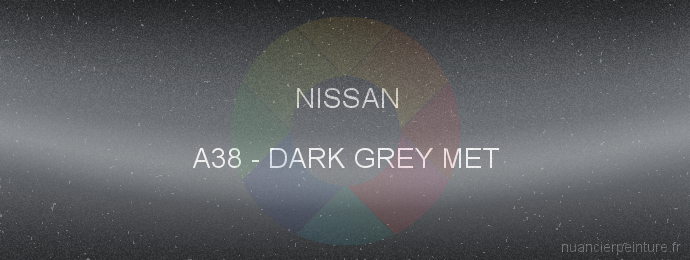Peinture Nissan A38 Dark Grey Met