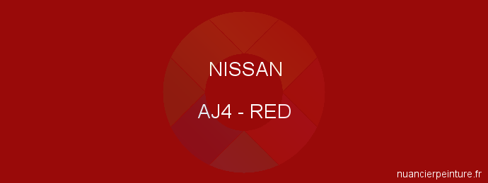 Peinture Nissan AJ4 Red