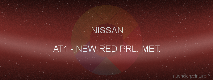 Peinture Nissan AT1 New Red Prl. Met.