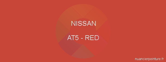 Peinture Nissan AT5 Red