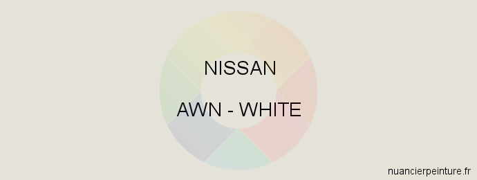 Peinture Nissan AWN White