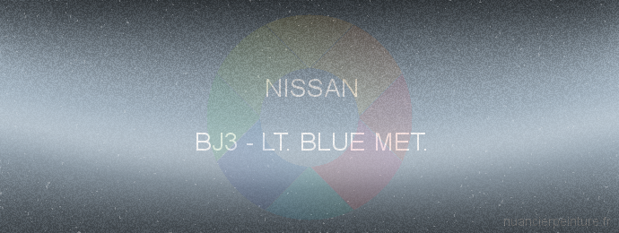 Peinture Nissan BJ3 Lt. Blue Met.