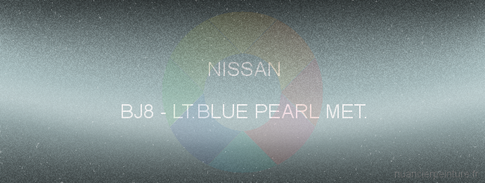 Peinture Nissan BJ8 Lt.blue Pearl Met.