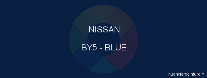 Peinture Nissan BY5 Blue