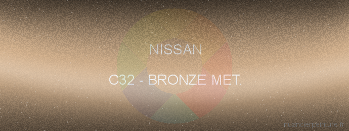 Peinture Nissan C32 Bronze Met.