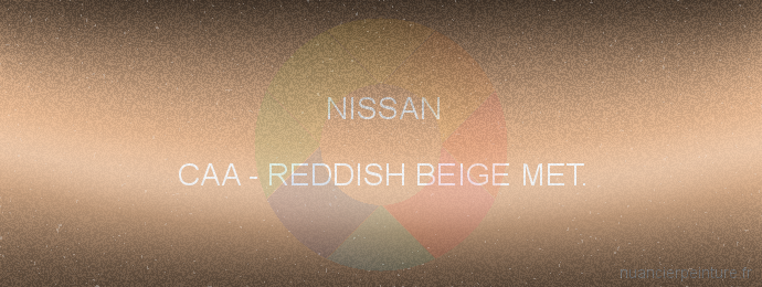 Peinture Nissan CAA Reddish Beige Met.