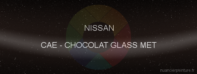Peinture Nissan CAE Chocolat Glass Met
