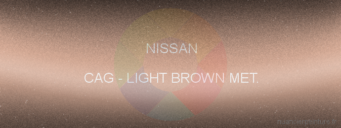 Peinture Nissan CAG Light Brown Met.