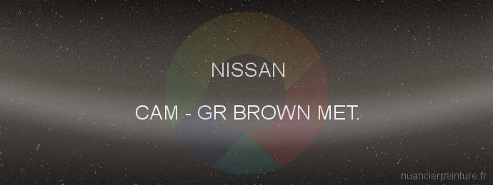 Peinture Nissan CAM Gr Brown Met.