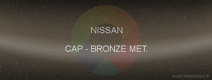 Peinture Nissan CAP Bronze Met.
