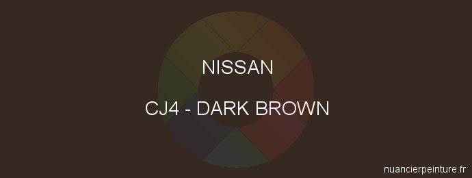 Peinture Nissan CJ4 Dark Brown