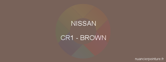 Peinture Nissan CR1 Brown