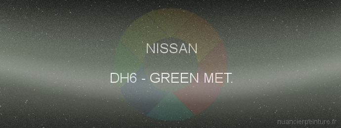 Peinture Nissan DH6 Green Met.