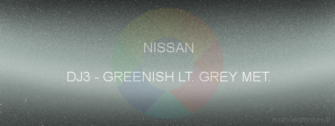 Peinture Nissan DJ3 Greenish Lt. Grey Met.