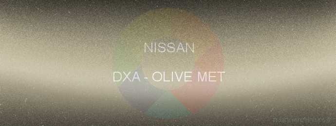 Peinture Nissan DXA Olive Met