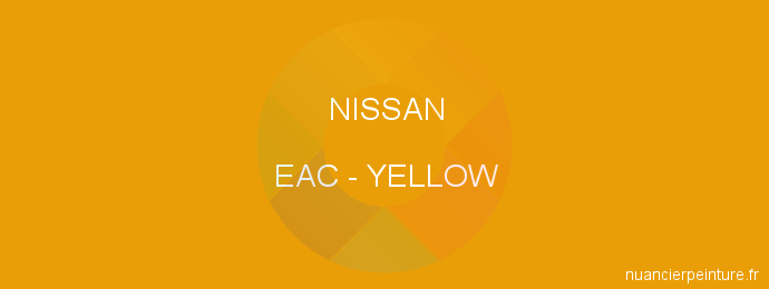 Peinture Nissan EAC Yellow
