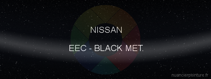 Peinture Nissan EEC Black Met.