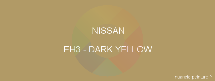 Peinture Nissan EH3 Dark Yellow