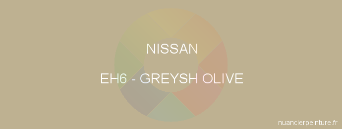 Peinture Nissan EH6 Greysh Olive