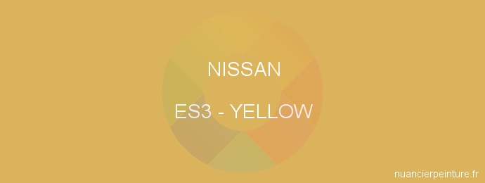 Peinture Nissan ES3 Yellow