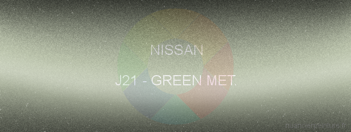 Peinture Nissan J21 Green Met.