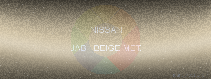 Peinture Nissan JAB Beige Met.