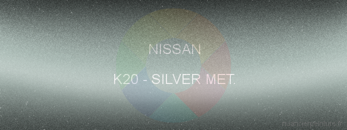 Peinture Nissan K20 Silver Met.