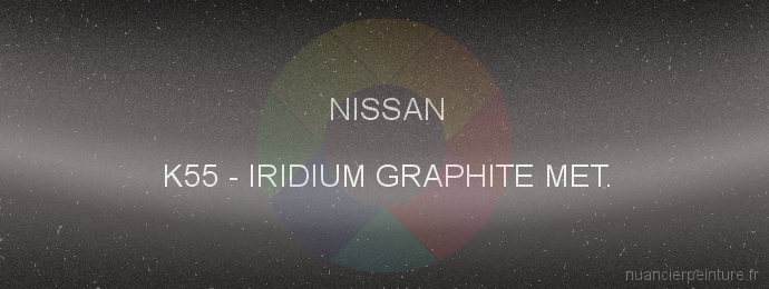 Peinture Nissan K55 Iridium Graphite Met.