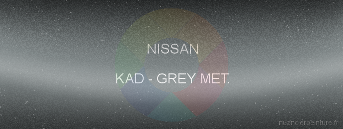 Peinture Nissan KAD Grey Met.